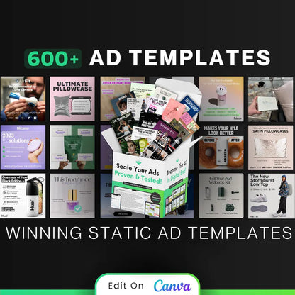 600+ Static Ads Templates